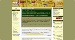 Desktop Screenshot of boyscouttroop380.org