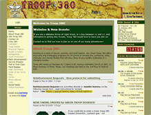 Tablet Screenshot of boyscouttroop380.org